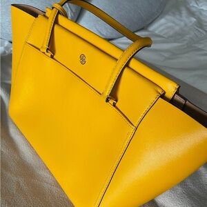 Tory Burch Bright Yellow Satchel